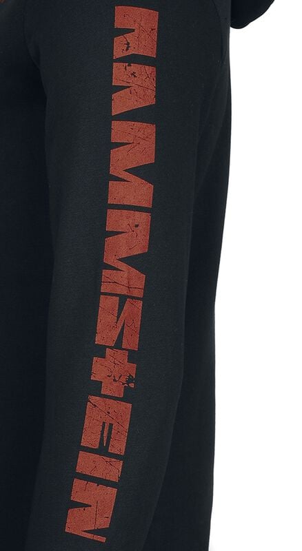 Gothicana By Emp "Spraylogo 2.0" Hoodie Black By Rammstein