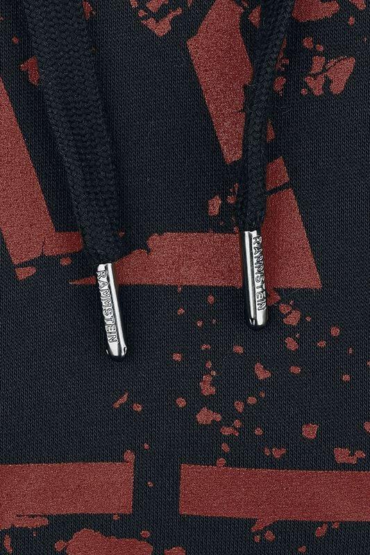 Gothicana By Emp "Spraylogo 2.0" Hoodie Black By Rammstein