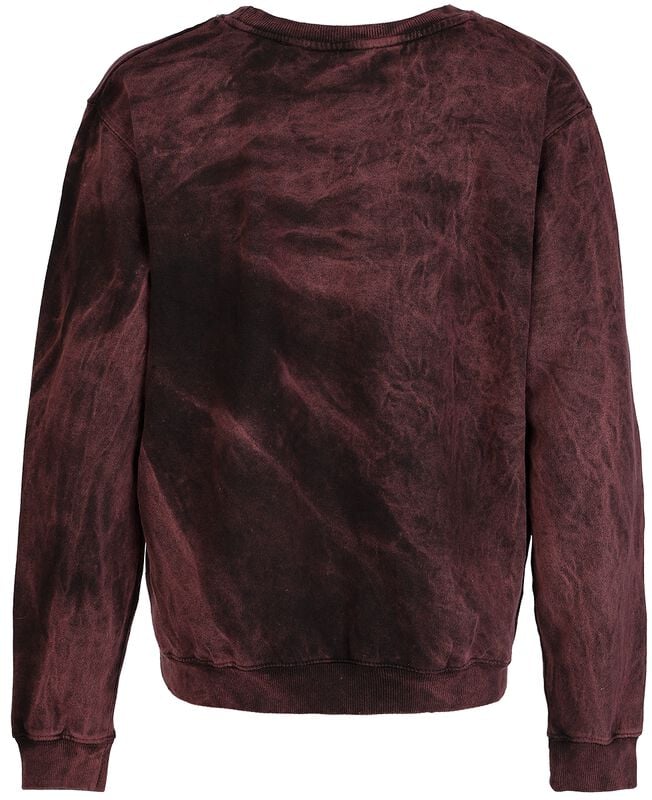 Gothicana By Emp "Spring Heeled" Sweatshirt Black-red By Alchemy England