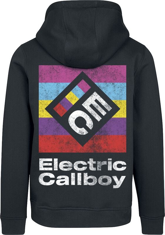 Gothicana By Emp "Square Logo" Hoodie Black By Electric Callboy