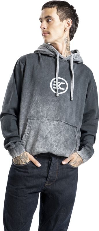 Gothicana By Emp "Square Logo" Hoodie Charcoal By Electric Callboy