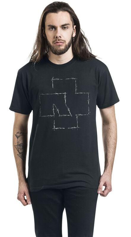 Gothicana By Emp "Stacheldraht" T-Shirt Black By Rammstein