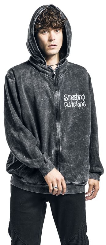 Gothicana By Emp "Star Logo" Hoodie Jacket Grey By The Smashing Pumpkins