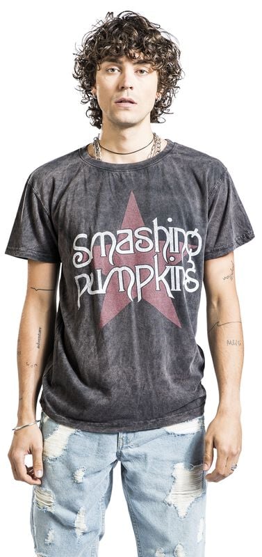 Gothicana By Emp "Star Logo" T-Shirt Grey By The Smashing Pumpkins