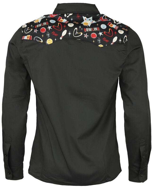 Gothicana By Emp "Star Strike T-shirt" Longsleeve Black By Banned Retro
