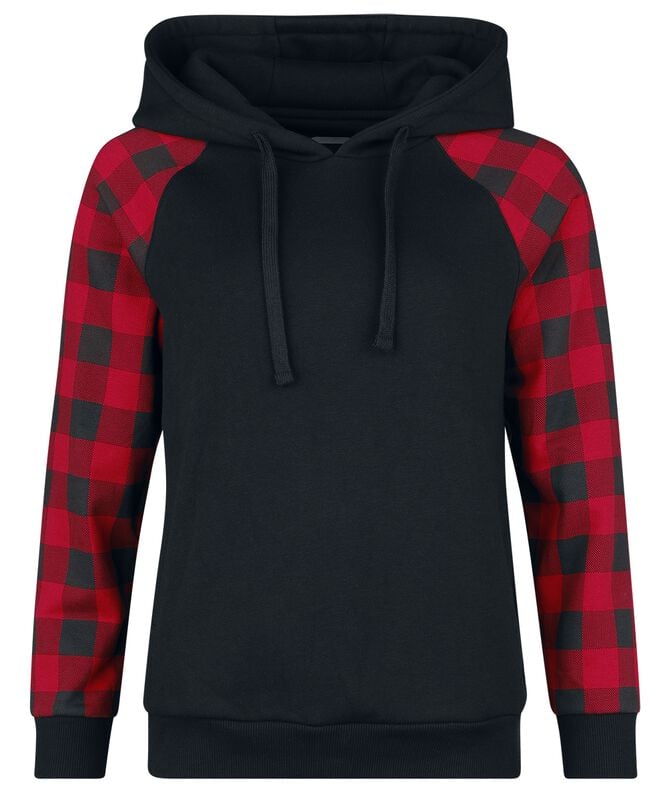 gothicana by emp "Stay Different" Hoodie black-red by RED by EMP
