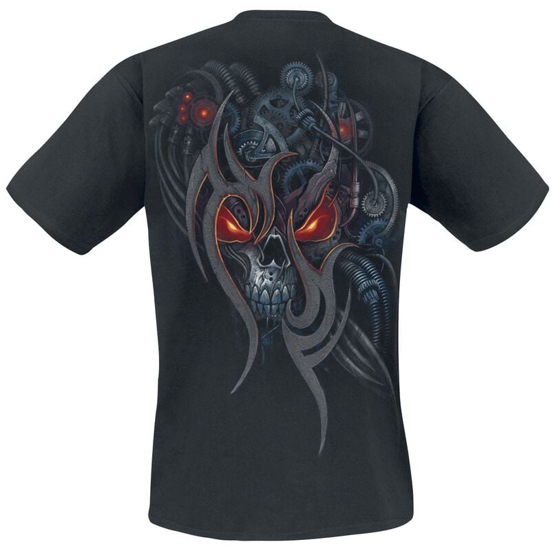 Gothicana By Emp "Steampunk Skull" T-Shirt Black By Spiral