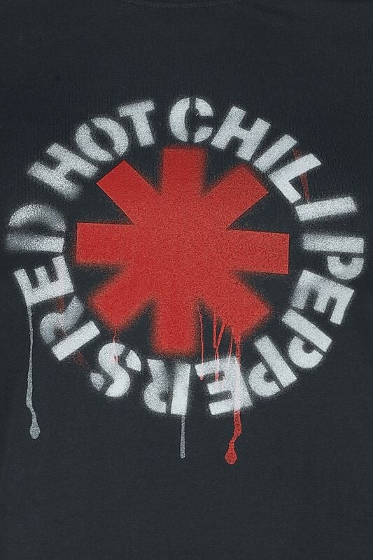 Gothicana By Emp "Stencil Asteriks" T-Shirt Black By Red Hot Chili Peppers