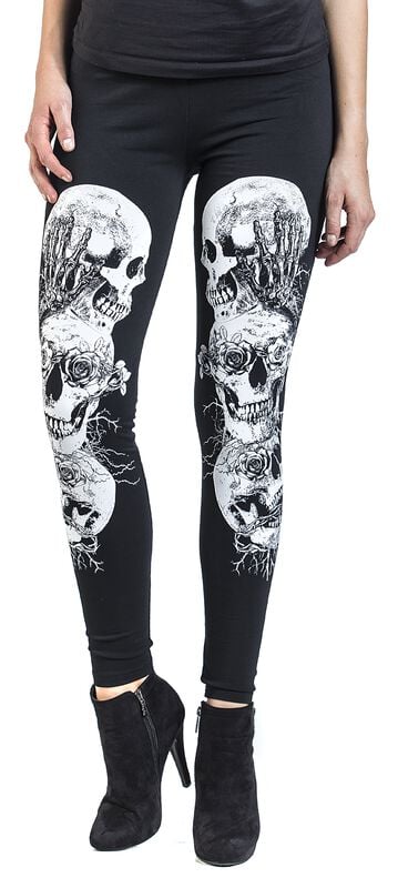 Gothicana By Emp "Still Evil" Leggings Black By Jawbreaker