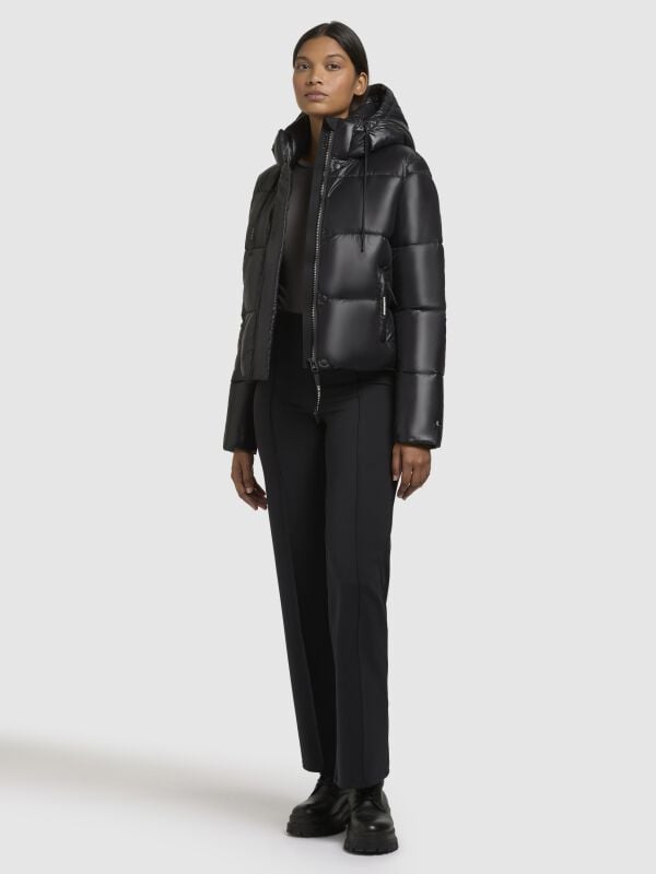 gothicana by emp "Stine2 Satin" Winter Jacket black by Khujo