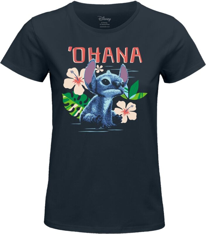 gothicana by emp "Stitch Ohana" T-Shirt dark blue by Lilo & Stitch