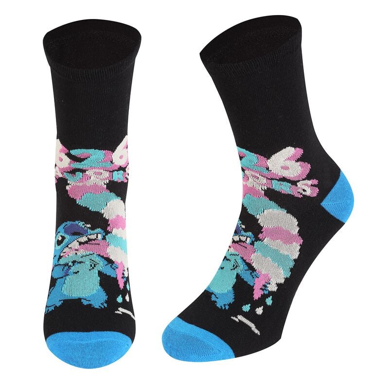 Gothicana By Emp "Stitch" Socks Multicolour By Lilo & Stitch