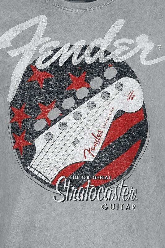 Gothicana By Emp "Stratocaster" T-Shirt Grey By Fender