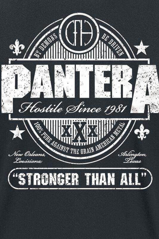 Gothicana By Emp "Stronger Than All" T-Shirt Black By Pantera