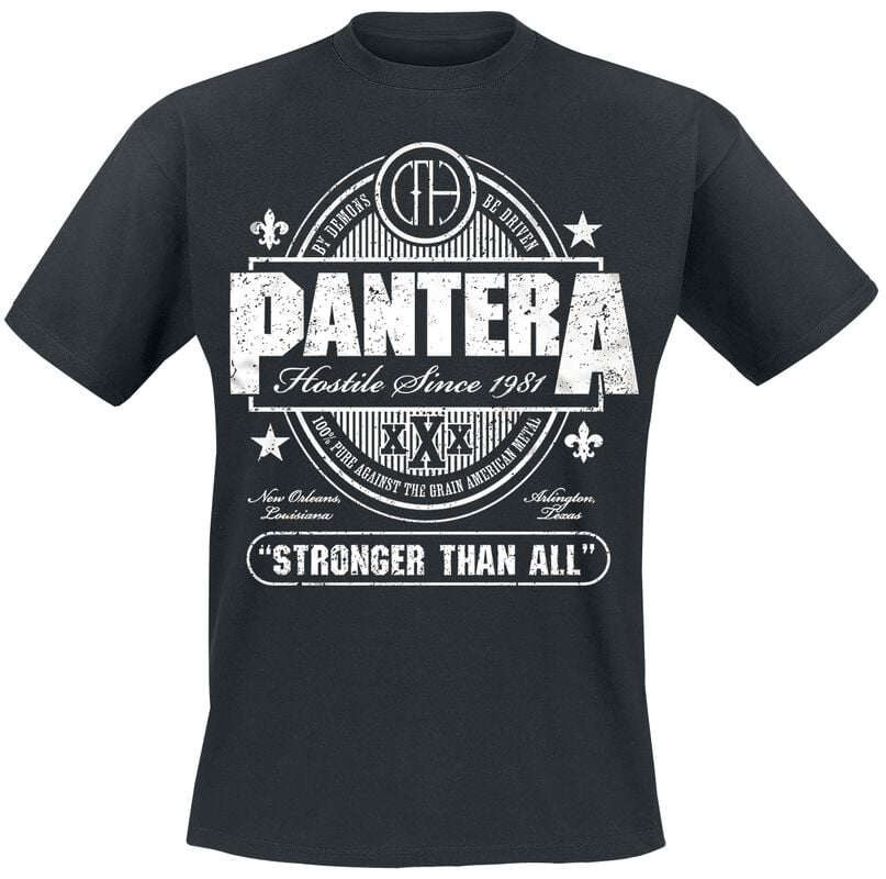 gothicana by emp "Stronger Than All" T-Shirt black by Pantera