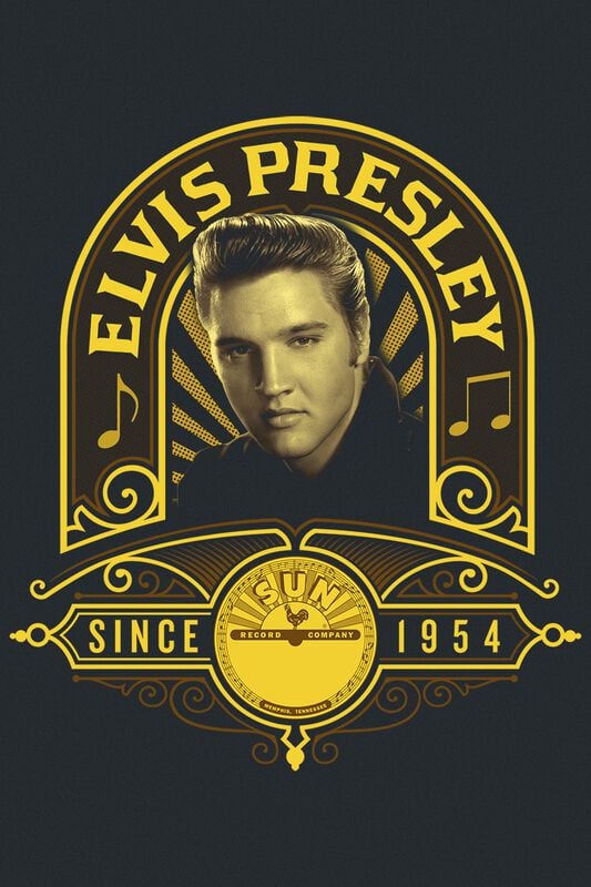 Gothicana By Emp "Studio Portrait" T-Shirt Black By Presley Elvis