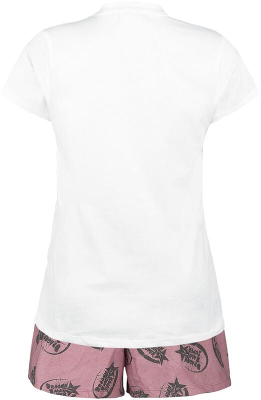 Gothicana By Emp "Super - Androids" Pyjama White-pink By Dragon Ball
