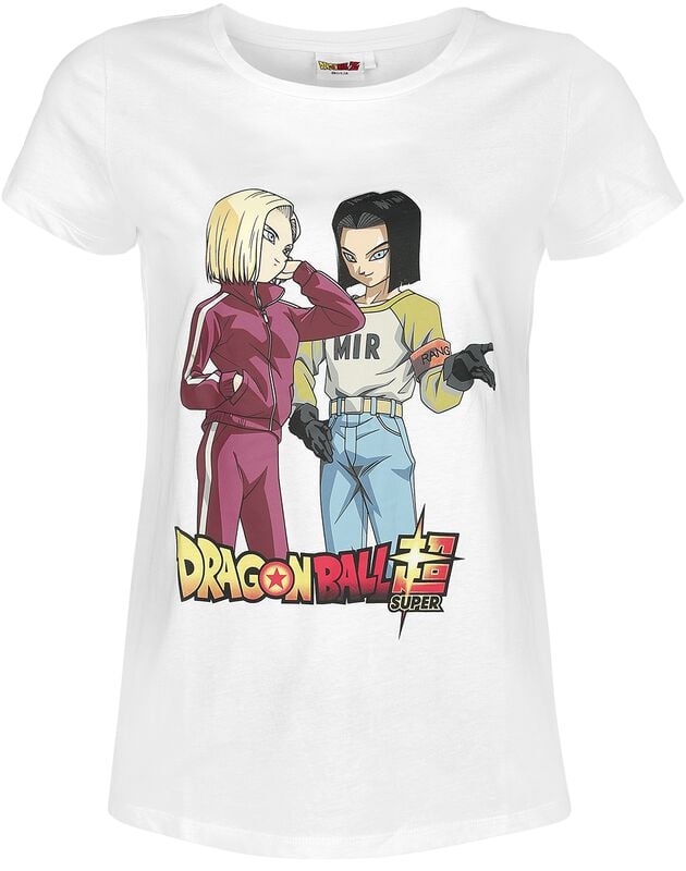 Gothicana By Emp "Super - Androids" Pyjama White-pink By Dragon Ball