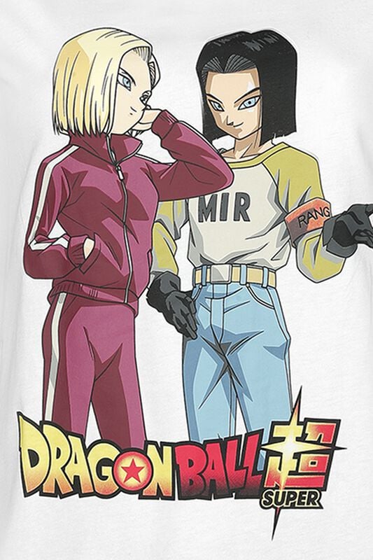 Gothicana By Emp "Super - Androids" Pyjama White-pink By Dragon Ball