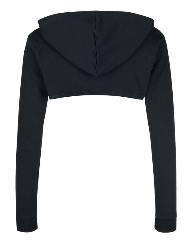 Gothicana By Emp "Super Cropped Hoodie Doris" Hoodie Black By Outer Vision