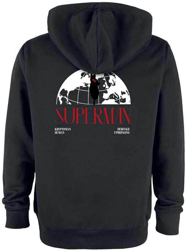 Gothicana By Emp "Superman - DC Comics" Hoodie Black By Superman