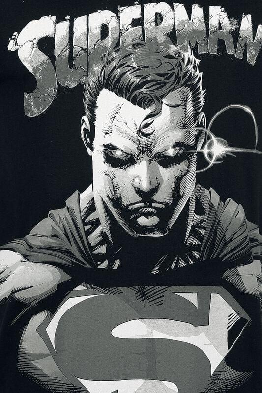 Gothicana By Emp "Superman - DC Comics" T-Shirt Black By Superman