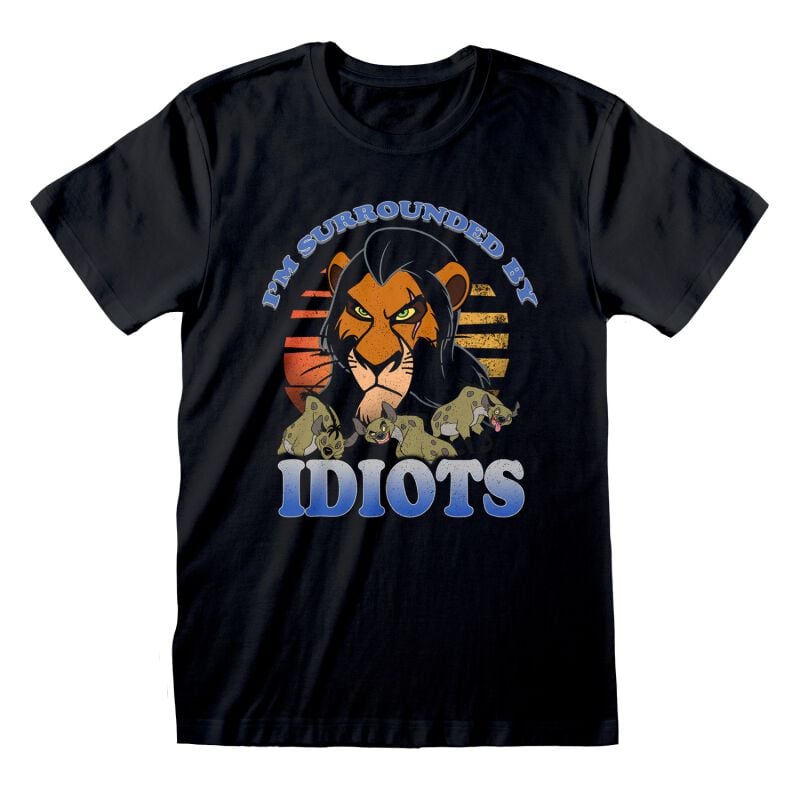 gothicana by emp "Surrounded by Idiots" T-Shirt black by The Lion King