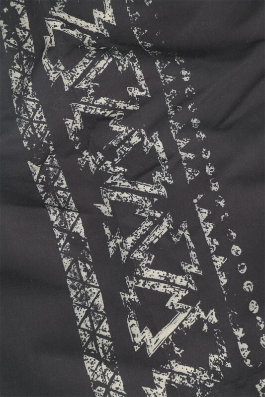 Gothicana By Emp "Swim Shorts With Aztec Print" Swim Shorts Black By RED By EMP
