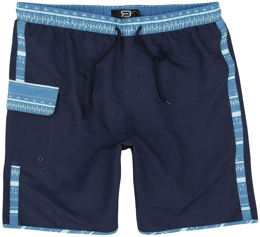 gothicana by emp "Swim Shorts With Graphic Design" Swim Shorts dark blue by RED by EMP