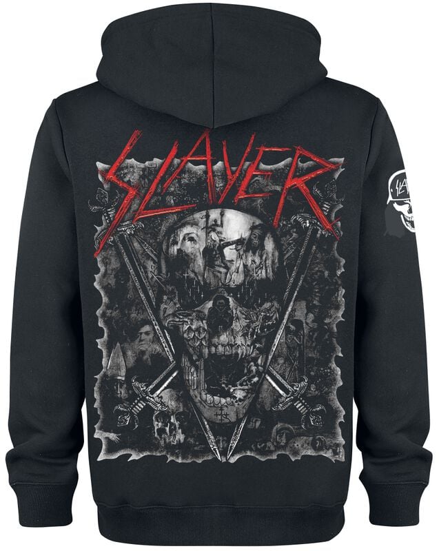Gothicana By Emp "Sword Skull" Hoodie Jacket Black By Slayer