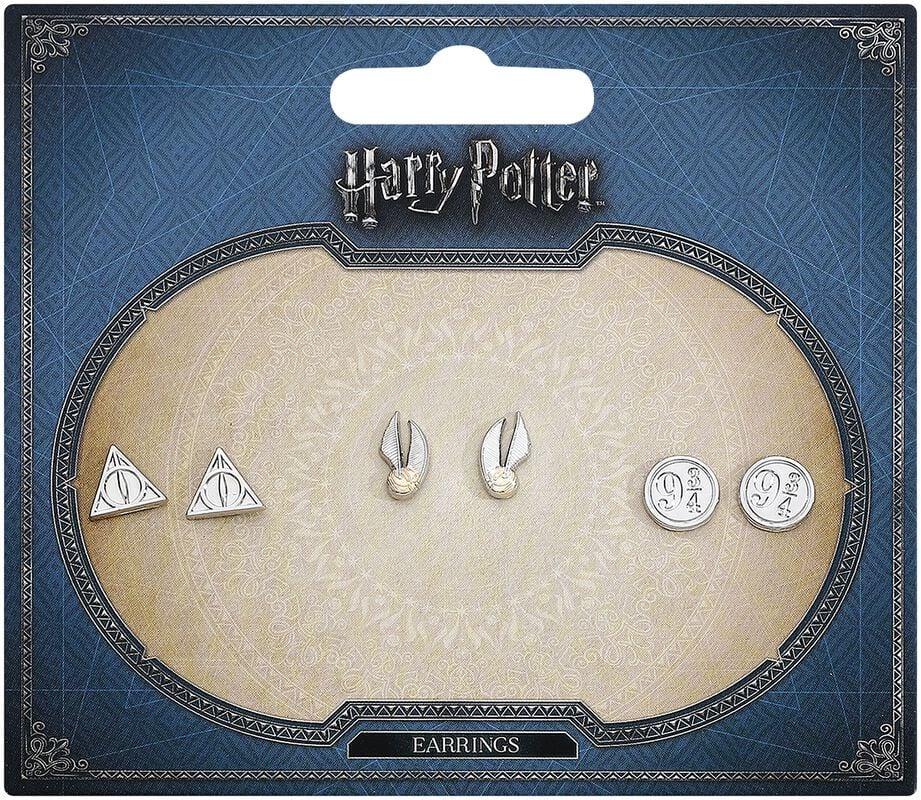 Gothicana By Emp "Symbols" Earring Set Silver-coloured By Harry Potter