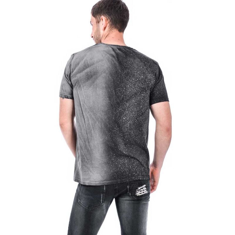 Gothicana By Emp "T-Shirt Combi Star" T-Shirt Grey By Outer Vision