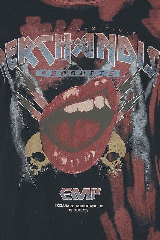 Gothicana By Emp "T-Shirt With EMP Vintage Print" T-Shirt Black By EMP Stage Collection