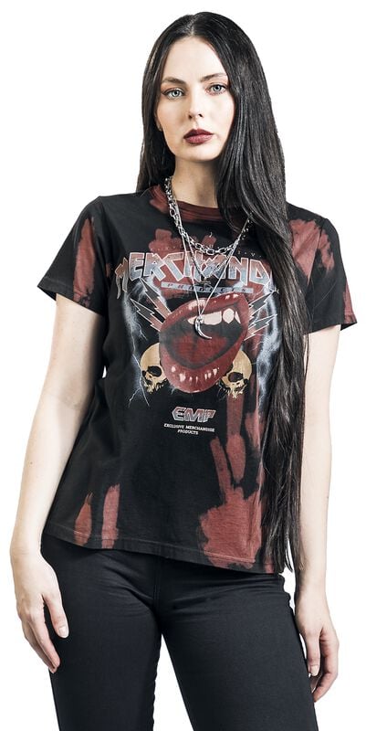 Gothicana By Emp "T-Shirt With EMP Vintage Print" T-Shirt Black By EMP Stage Collection