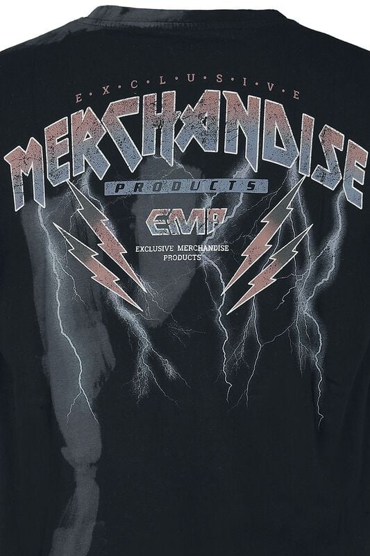 Gothicana By Emp "T-Shirt With EMP Vintage Print" T-Shirt Black By EMP Stage Collection