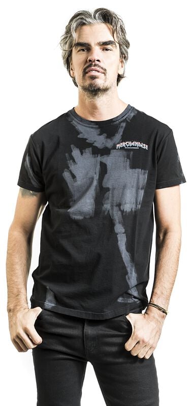 Gothicana By Emp "T-Shirt With EMP Vintage Print" T-Shirt Black By EMP Stage Collection