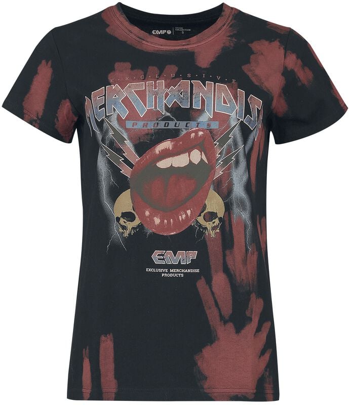 gothicana by emp "T-Shirt With EMP Vintage Print" T-Shirt black by EMP Stage Collection