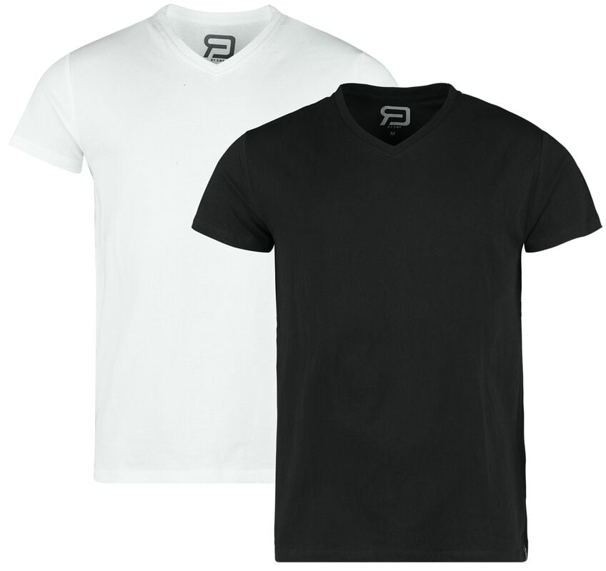 gothicana by emp "T-shirts (2-pack)" T-Shirt black-white by RED by EMP