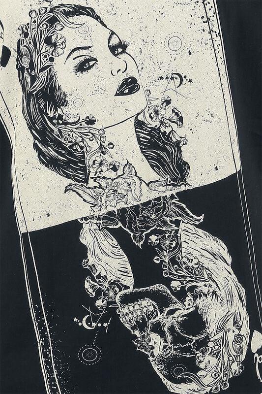 Gothicana By Emp "Tarot Top" T-Shirt Black By Heartless