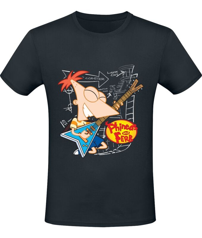 gothicana by emp "Tech" T-Shirt black by Phineas and Ferb