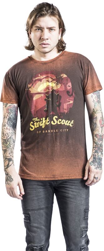 Gothicana By Emp "Teemo - Swift Scout" T-Shirt Red Brown By League Of Legends