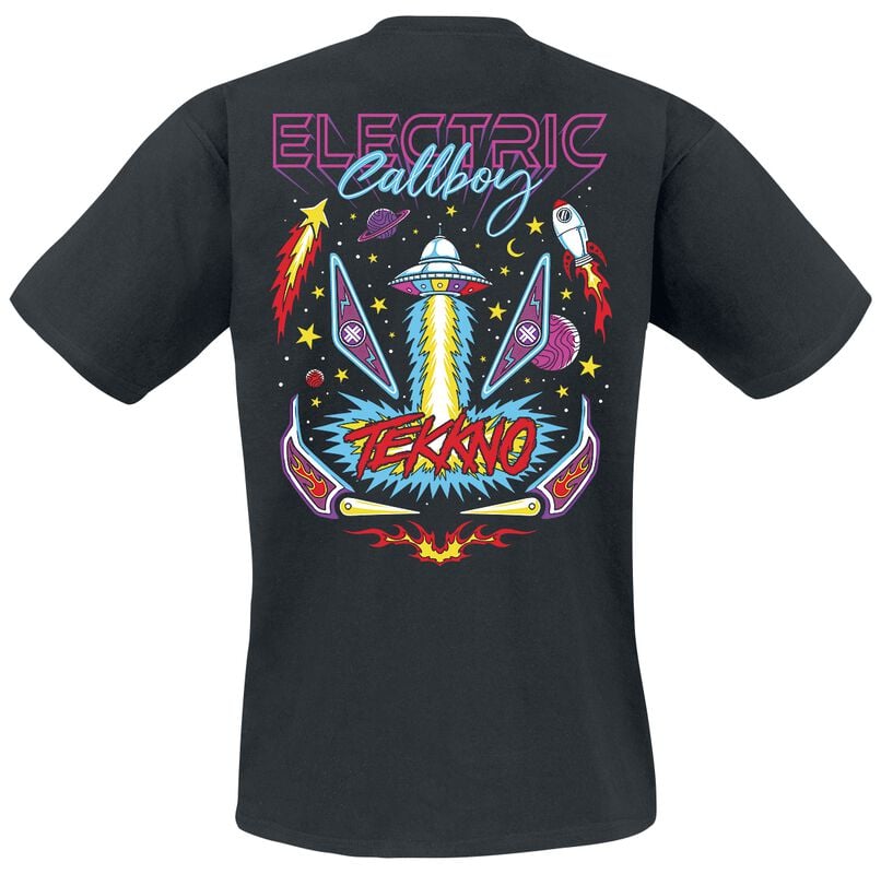 Gothicana By Emp "Tekkno Pinball" T-Shirt Black By Electric Callboy