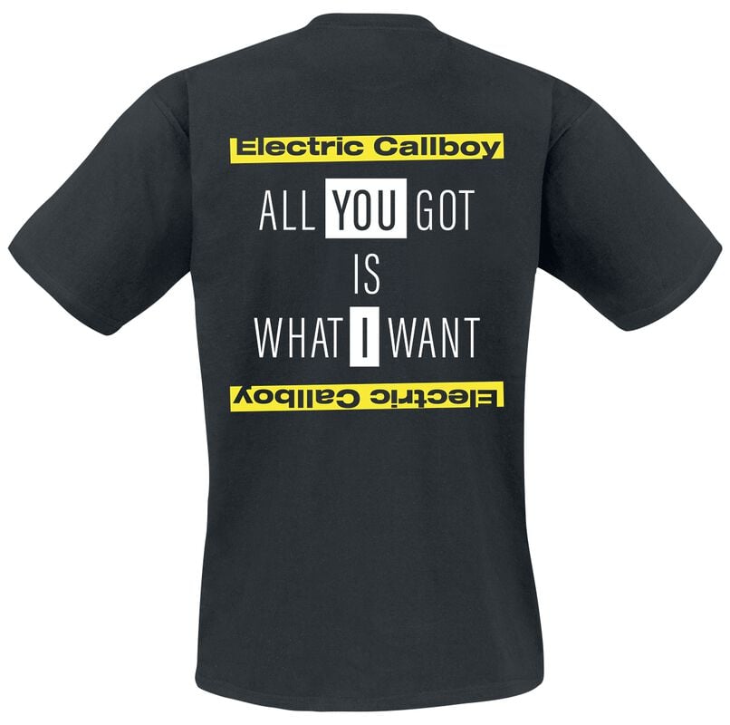 Gothicana By Emp "Tekkno Train" T-Shirt Black By Electric Callboy