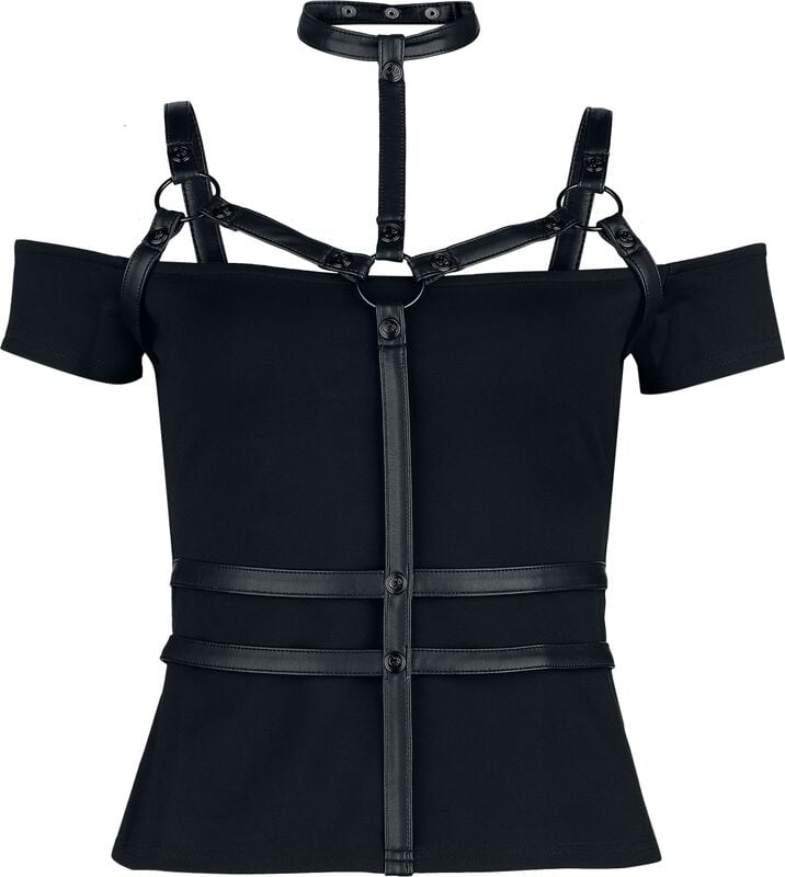 gothicana by emp "Tenebris Tribe Top" Top black by KIHILIST by KILLSTAR