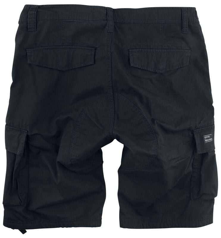 Gothicana By Emp "Terrance Short" Shorts Black By Vintage Industries
