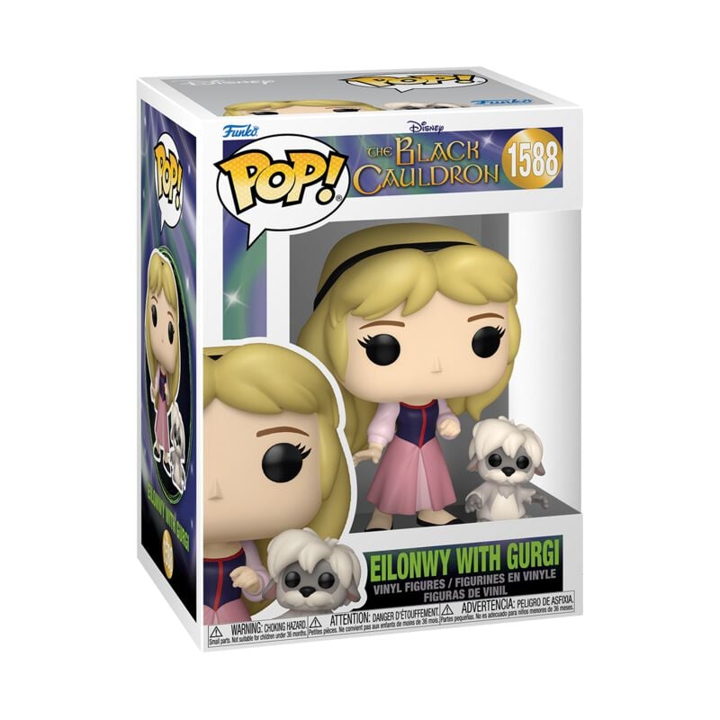 gothicana by emp "The Black Cauldron Eilonwy with Gurgi Vinyl Figurine 1588" Funko Pop