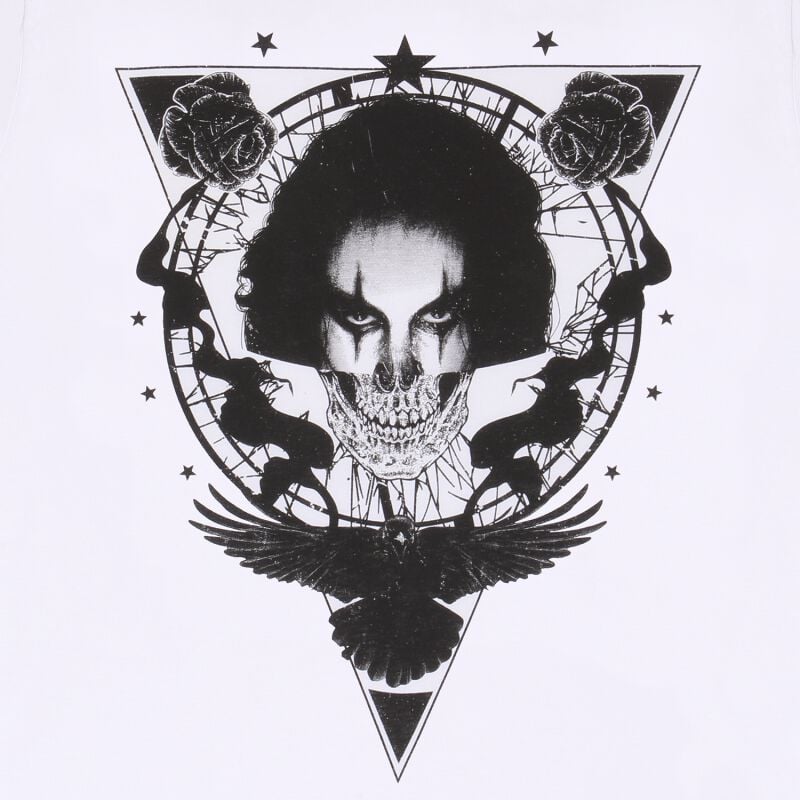 Gothicana By Emp "The Crow - Gothic Dream" T-Shirt White By The Crow