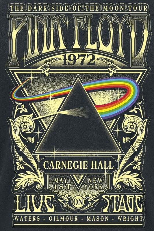 Gothicana By Emp "The Dark Side Of The Moon - Live On Stage 1972" T-Shirt Black By Pink Floyd