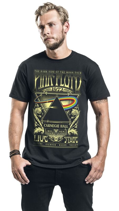 Gothicana By Emp "The Dark Side Of The Moon - Live On Stage 1972" T-Shirt Black By Pink Floyd
