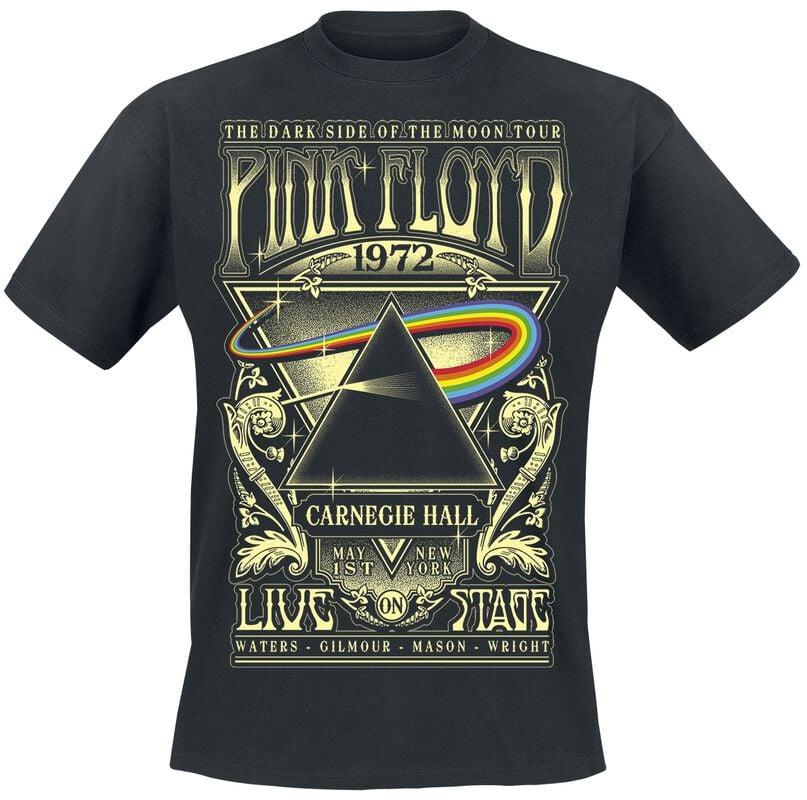 gothicana by emp "The Dark Side Of The Moon - Live On Stage 1972" T-Shirt black by Pink Floyd